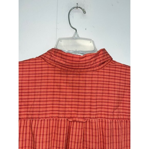Columbia Shirt Men's Size XXL Orange Short Sleeve Button Down‎ Hiking Travel - Picture 6 of 6